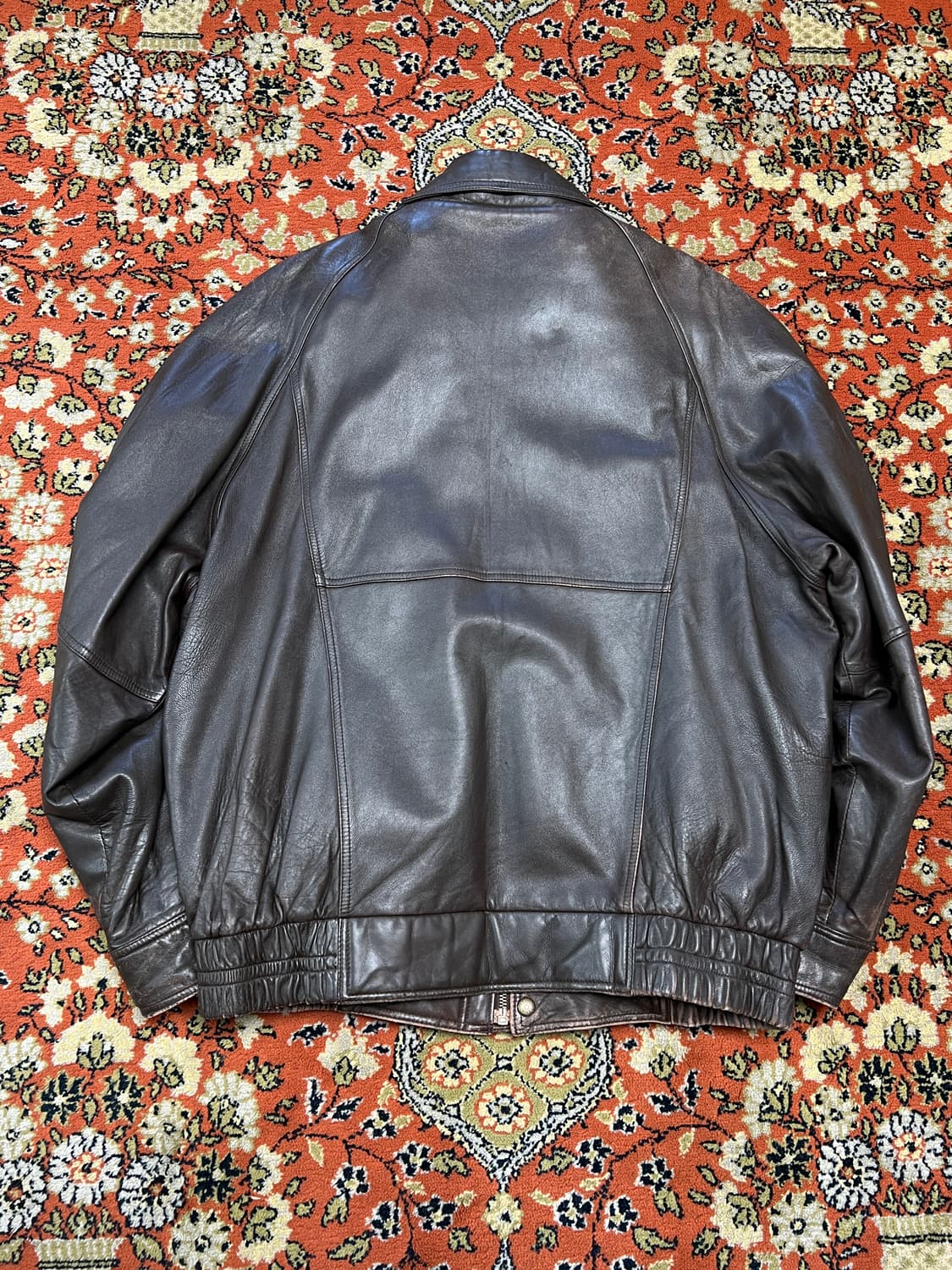 [100] 빈티지 램스킨 리얼레더 브라운 가죽자켓 상품이미지4