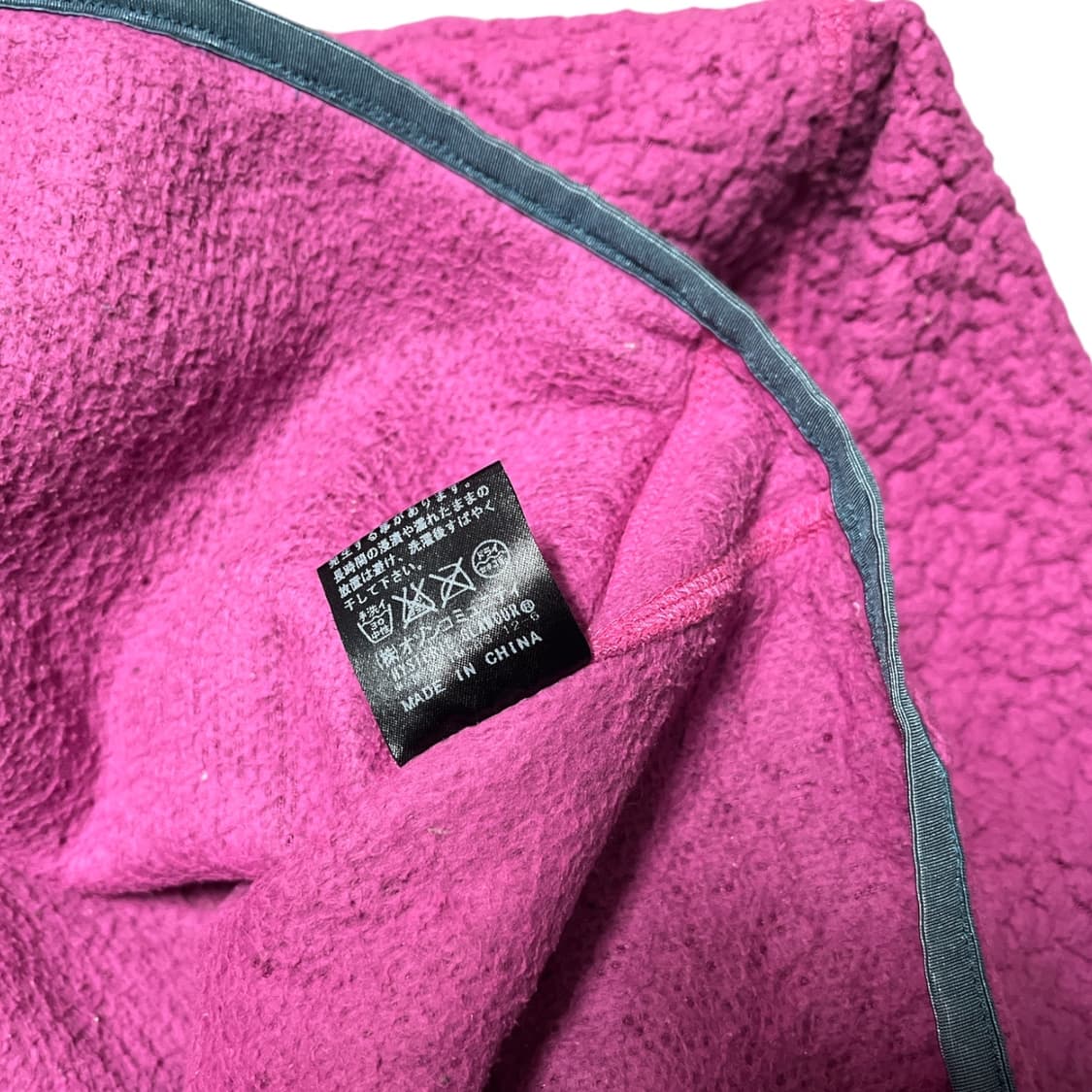 히스테릭 글래머 핑크 버튼 플리스 후리스 상품이미지5