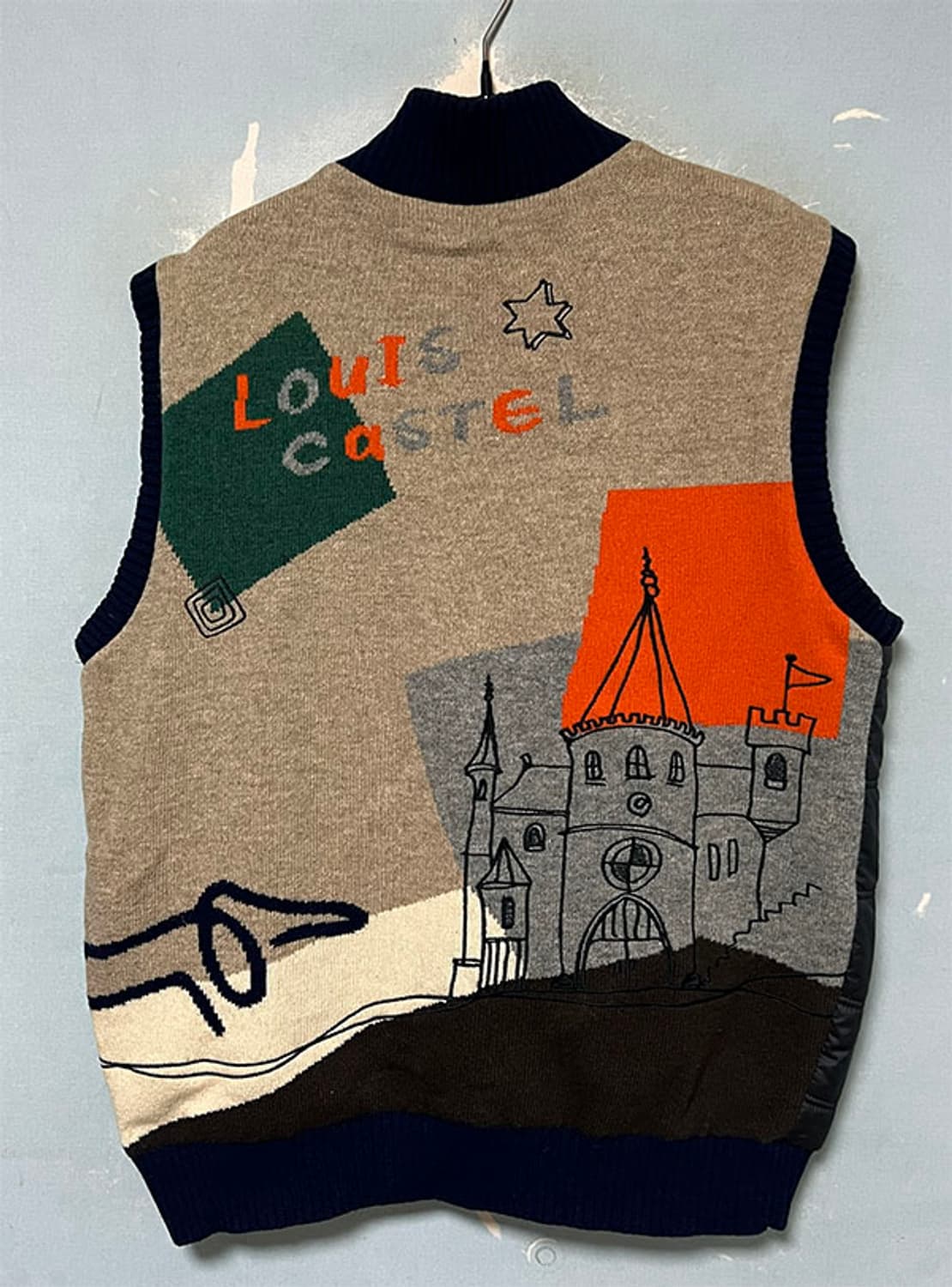 루이까스텔 골프 남자 니트조끼 방풍 추동 XL 105 상품이미지2