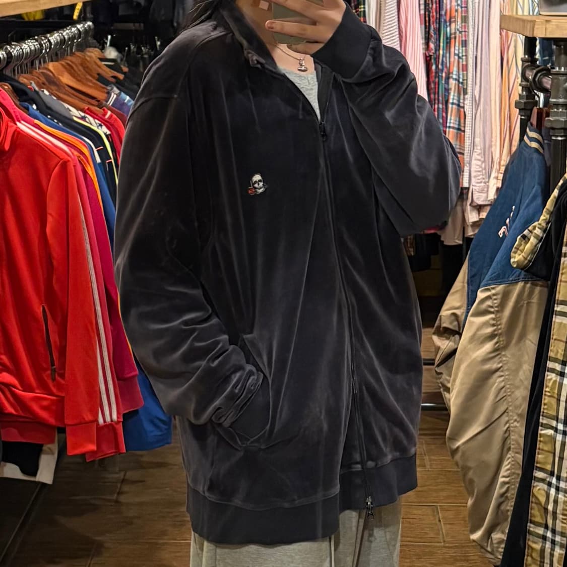 [HI] VTG 벨벳져지 퍼플 상품이미지5