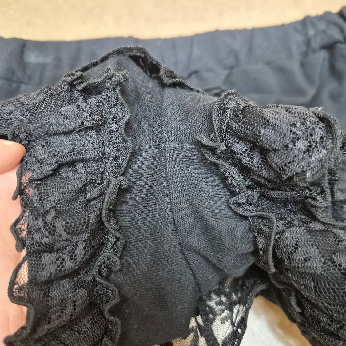 일본 빈티지 레이스 캉캉 미니 치마바지(밴딩) 상품이미지6