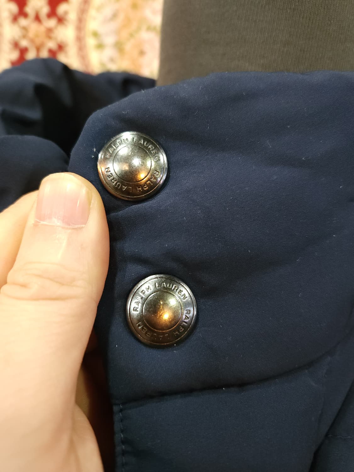 폴로 랄프로렌 네이비 오리털 숏패딩 점퍼 상품이미지3