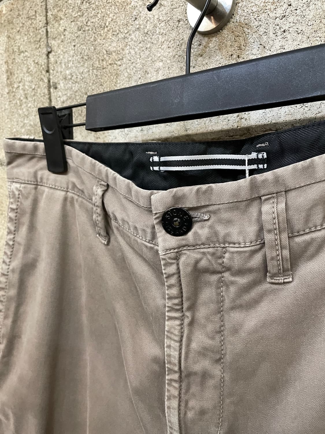 스톤 아일랜드 브러쉬드 코튼 카고 팬츠 상품이미지6