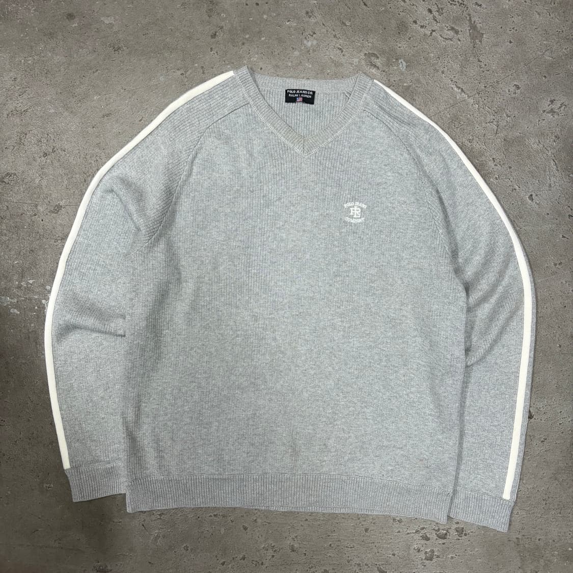 폴로 브이넥 니트[2395] 상품이미지1