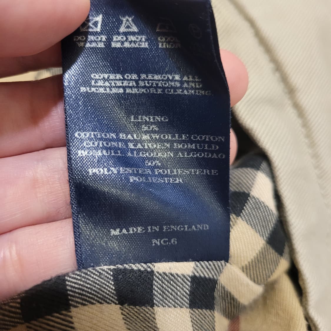 버버리 블루종 XL 상품이미지8