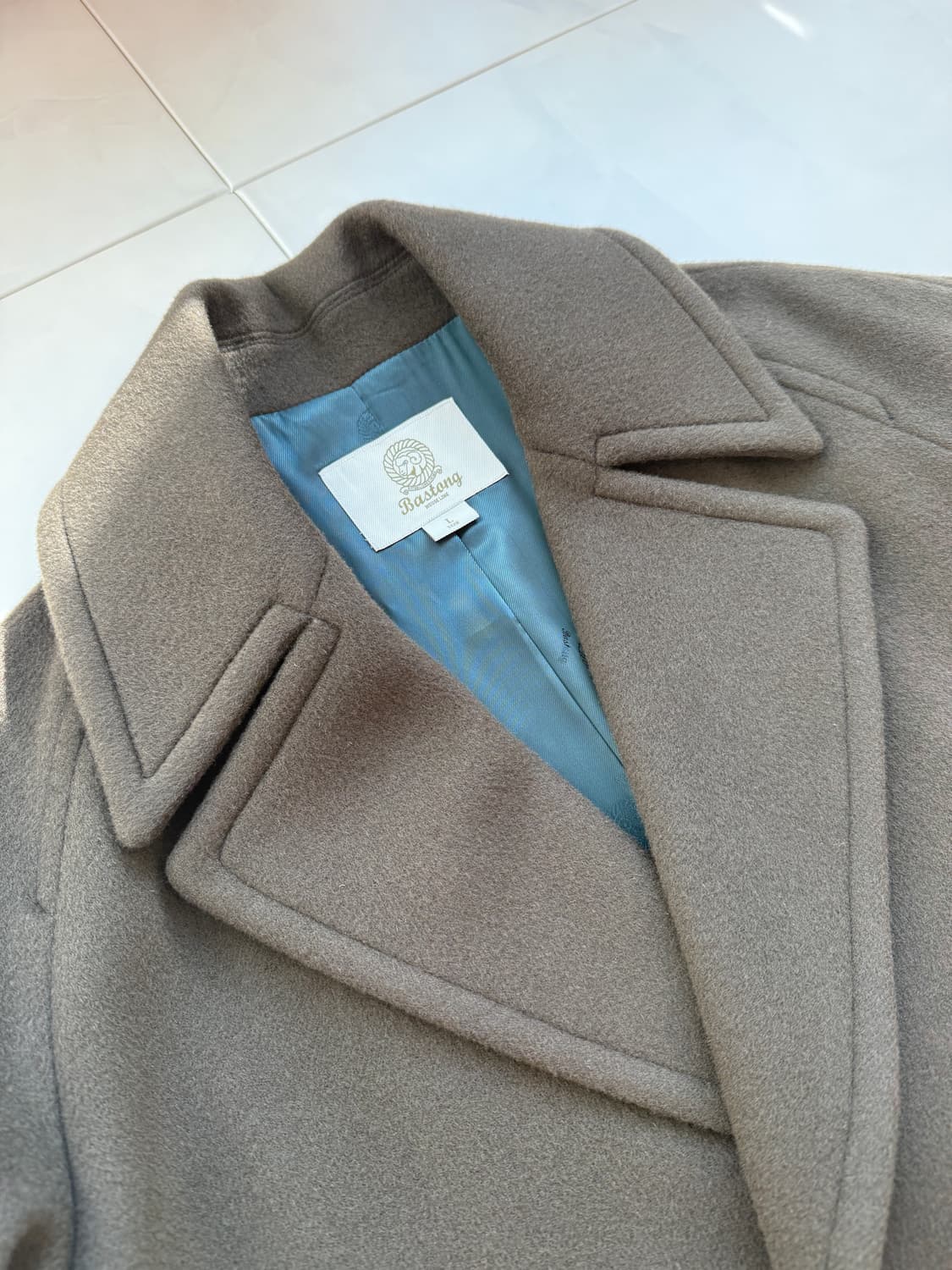 바스통 178 캐시미어 더블 코트 L(105-110) 상품이미지5