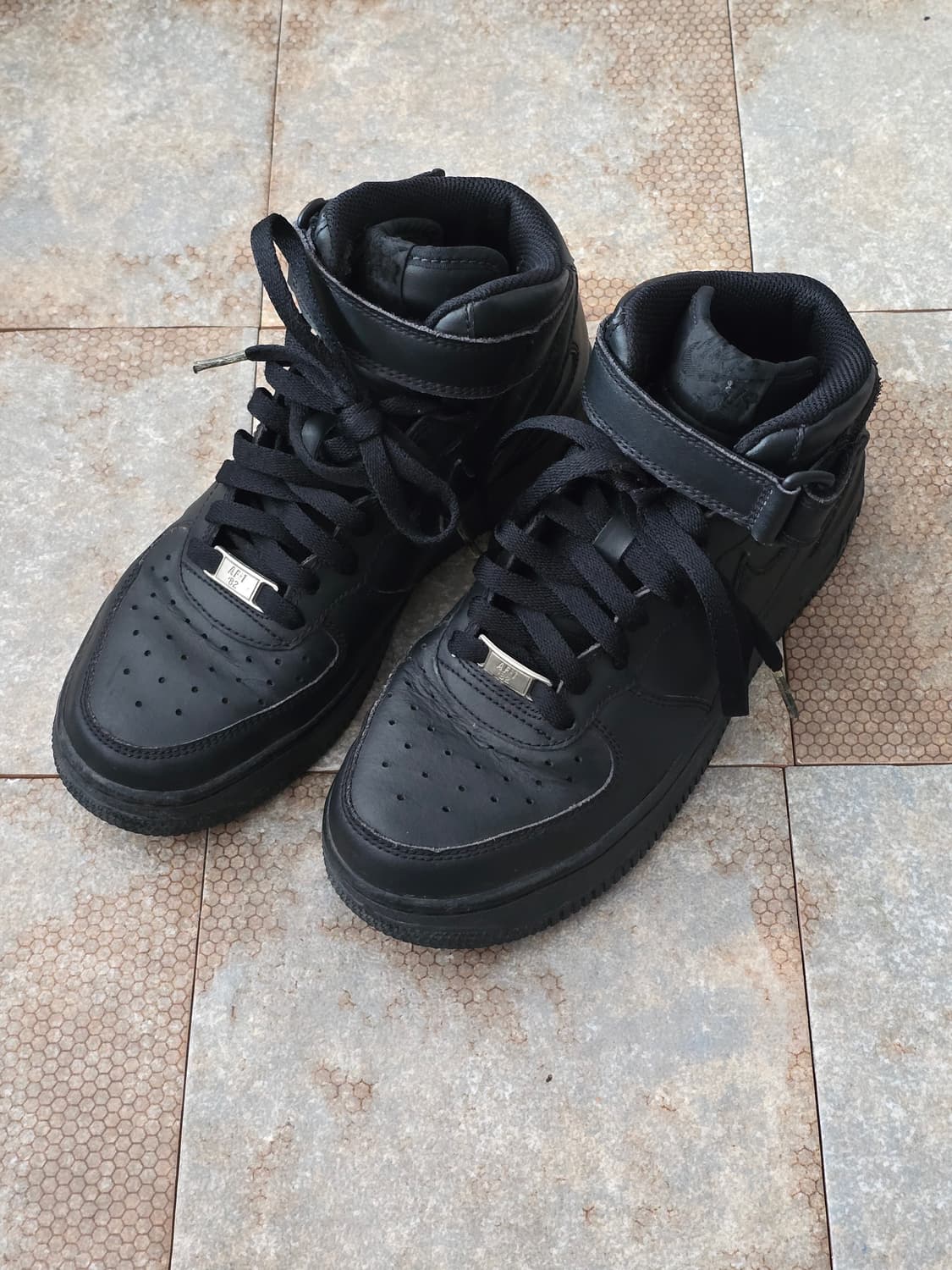 (235)나이키 빈티지 에어포스 1 07 미드 올검 상품이미지1