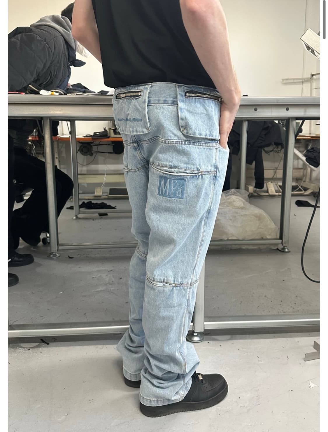 플라스틱 프로덕트 MPa Bag Pants 스틸 블루 상품이미지2