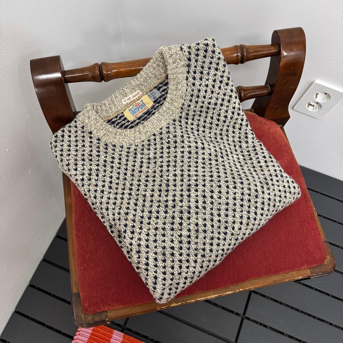 제이 스캇 알렉산더 버드아이 패턴 니트 (XL)  상품이미지1