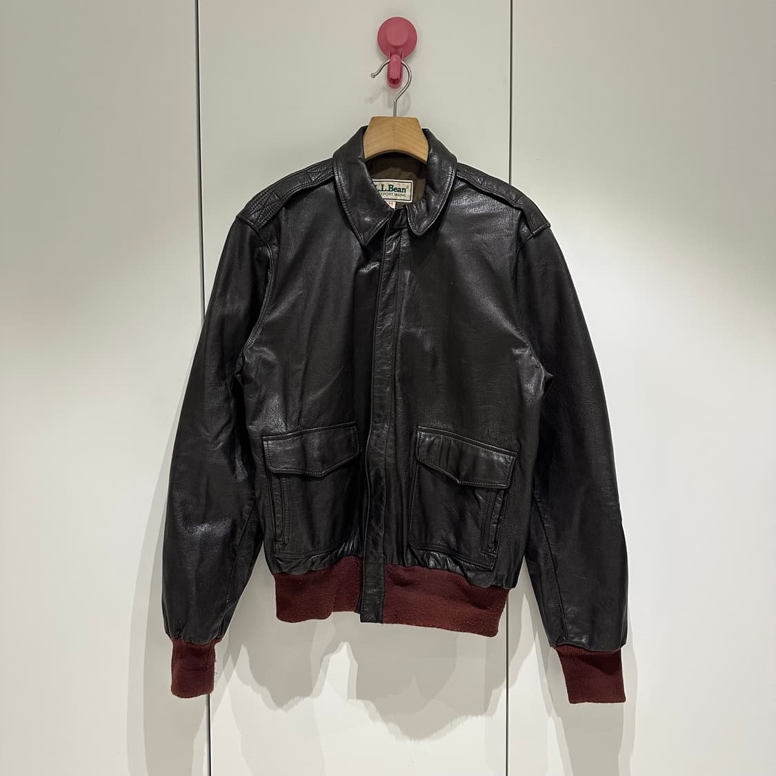 70‘s llbean 고트스킨 a-2 자켓 상품이미지1