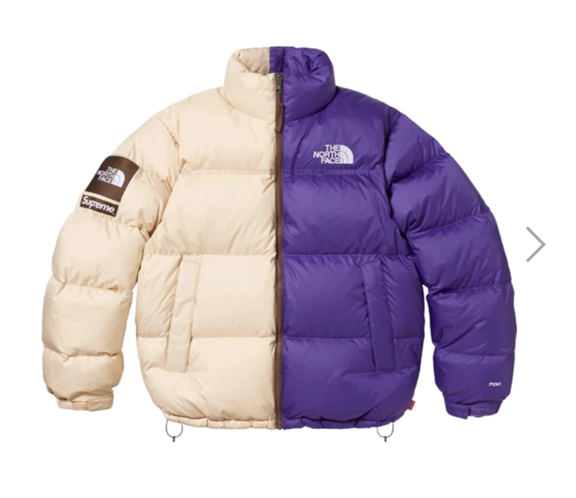 슈프림 x 노스페이스 스플릿 눕시 자켓 탄 - 24SS S사이즈 상품이미지1