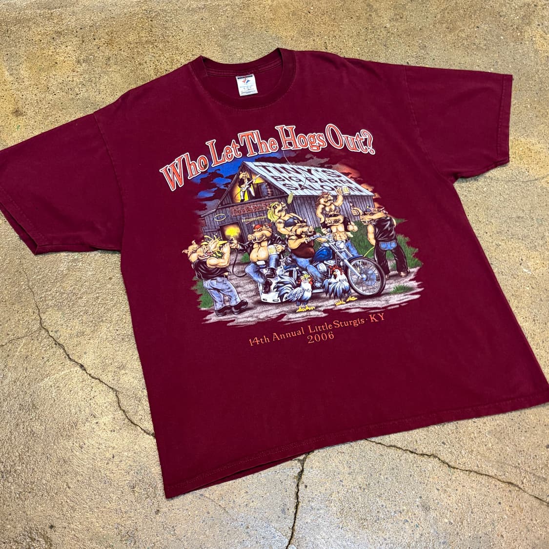 90s Made in USA 미국 빈티지 러셀 링거티 반팔티 상품이미지2