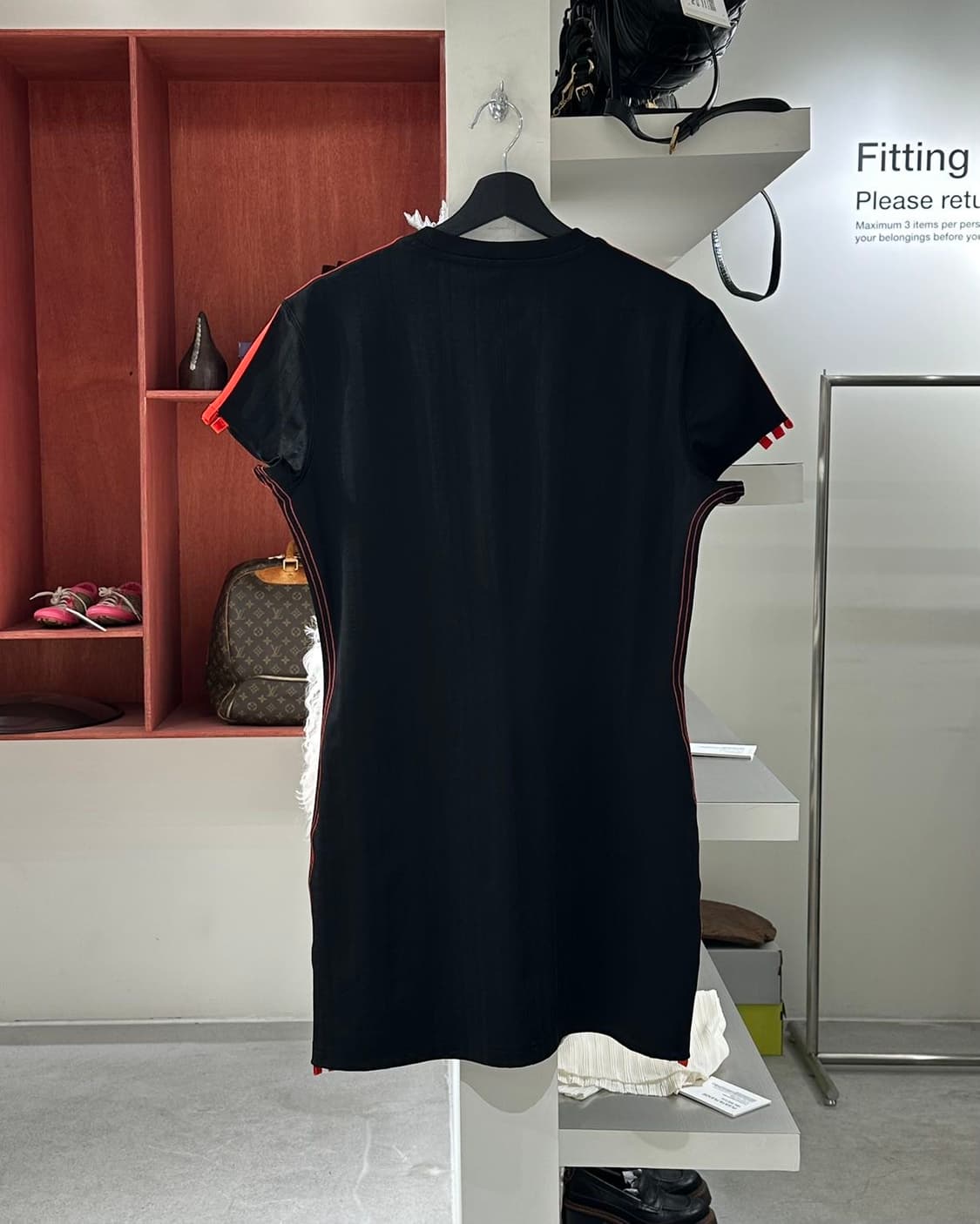 아디다스 X 알렉산더 왕 블랙 파이어버드 트랙 저지 원피스 상품이미지6
