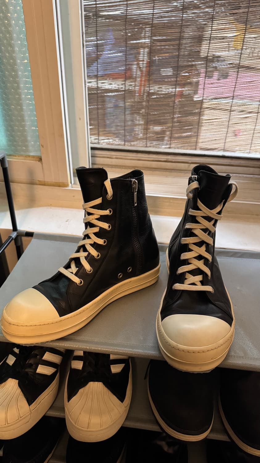 릭오웬스 레더 컨버스 하이 (40.5사이즈) 상품이미지2