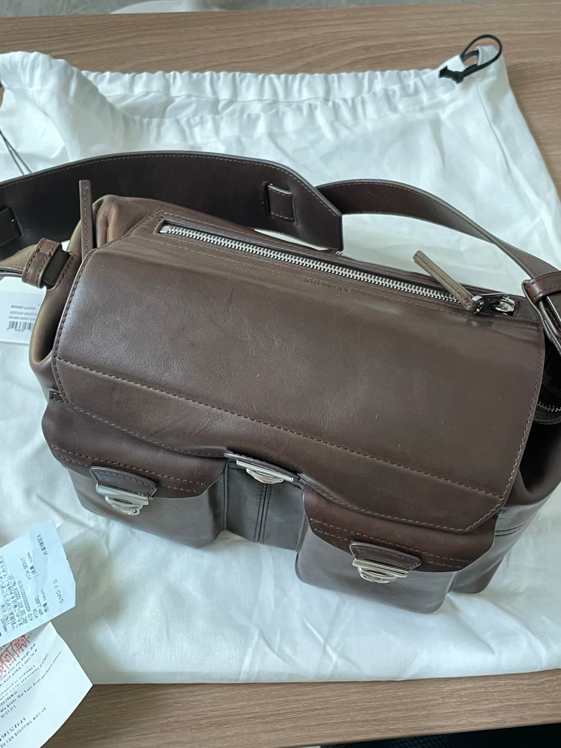 르메르 기어백 미디움 다크초콜렛 상품이미지2