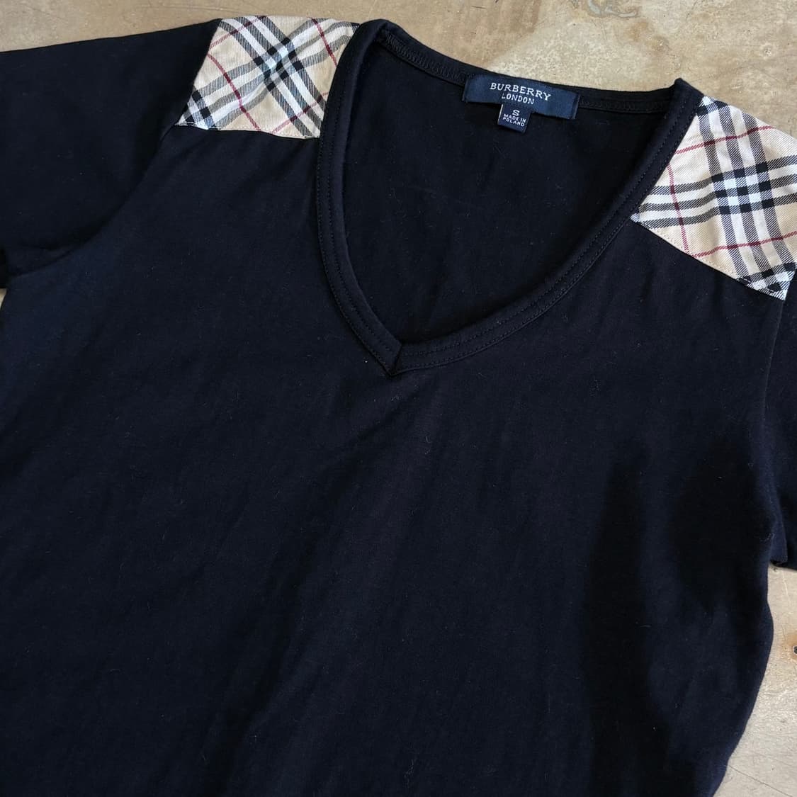 🫶🏻 버버리 여성용 V-Neck 반팔티셔츠 🫶🏻 상품이미지2