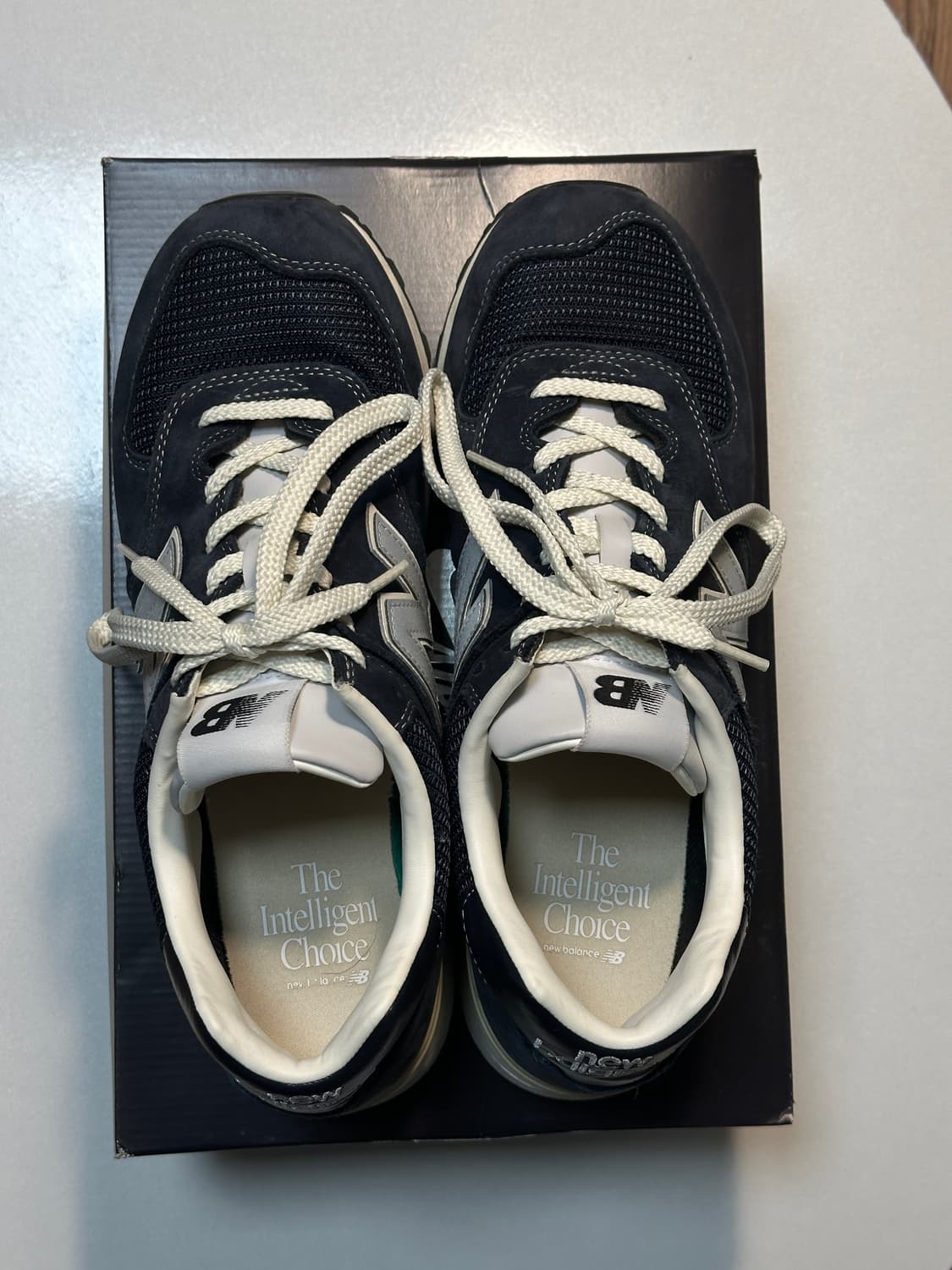 뉴발란스 x 포터리 574 프리미엄 하드 네이비 285  상품이미지3