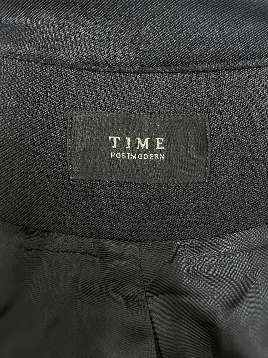 타임 포스트모던 더블 버튼 자켓 세미루즈핏 상품이미지5