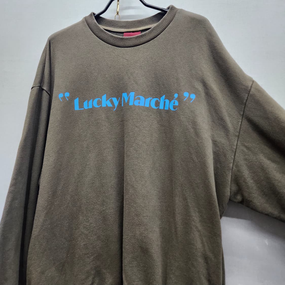 럭키마르숴 빅로고 프린팅 맨투맨 3XL 상품이미지2