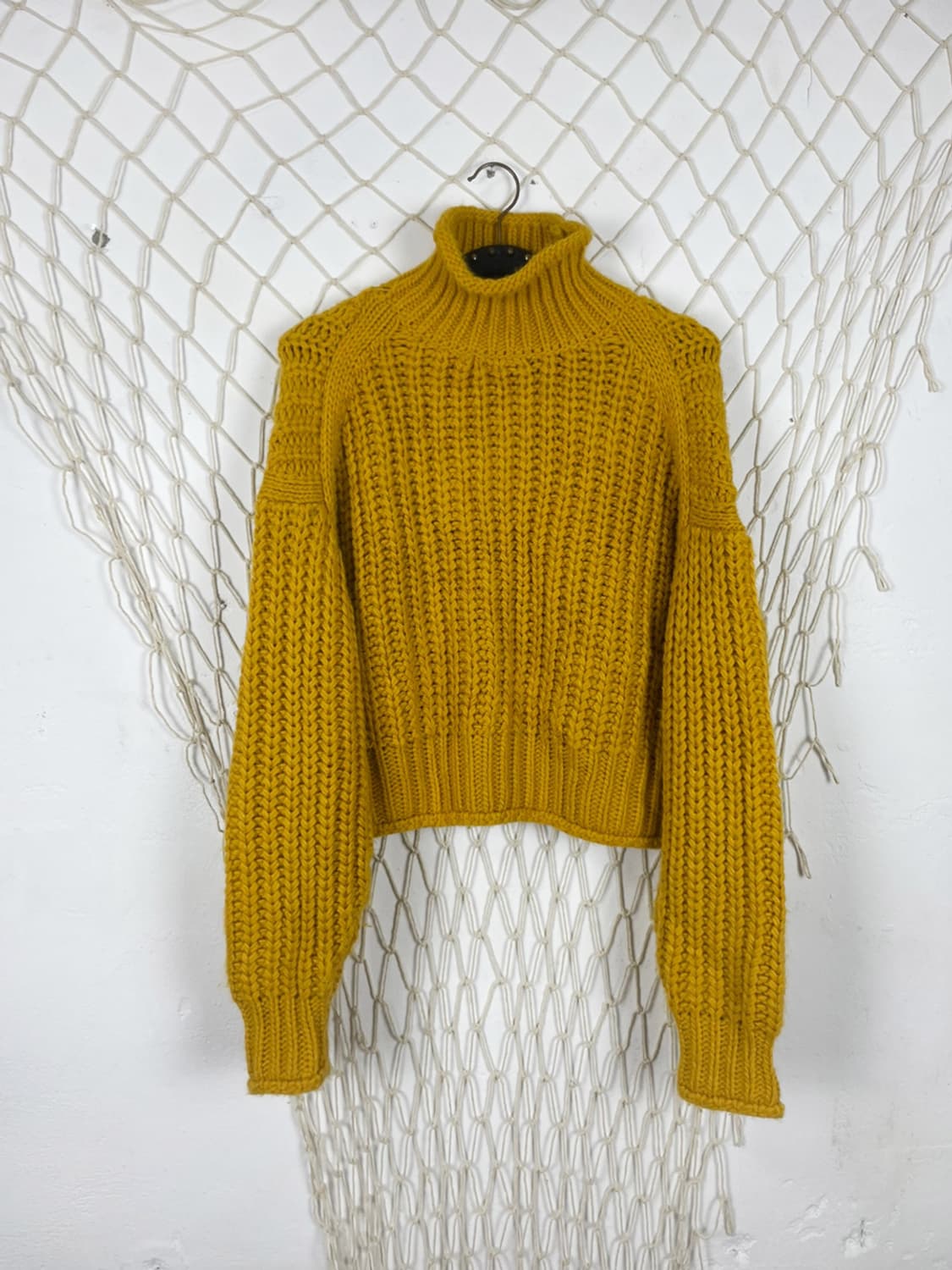 Yellow cropped turtleneck 상품이미지8