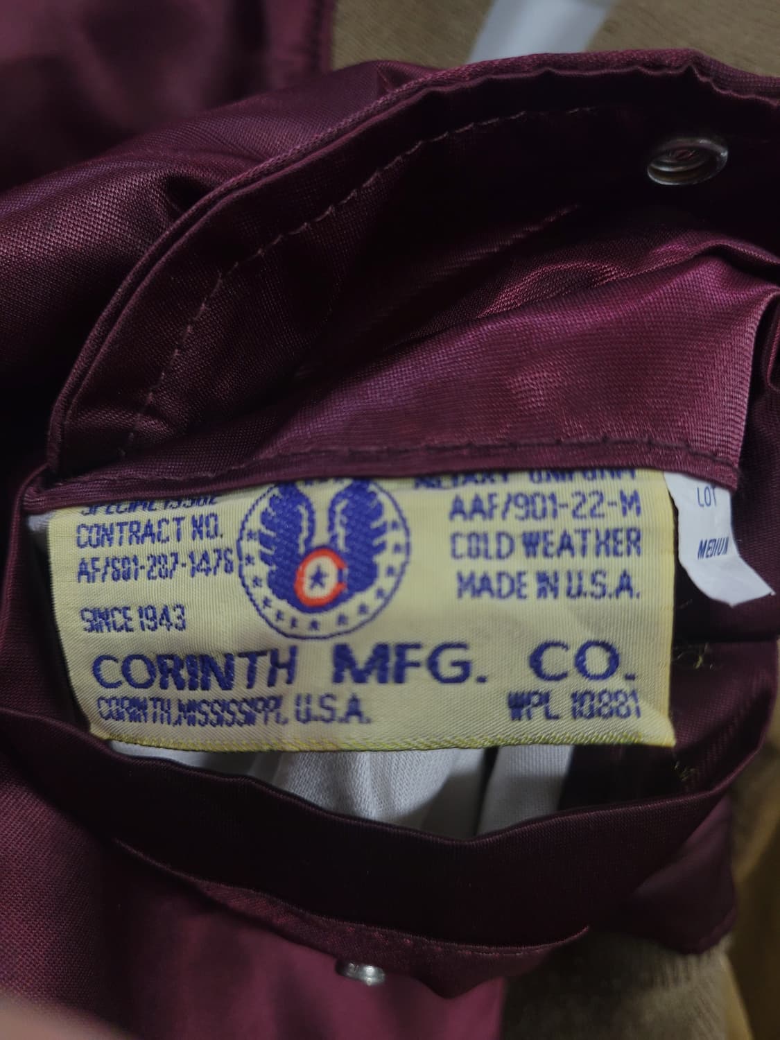 
CORINTH  MA-1 USA 빈티지 자켓  상품이미지7