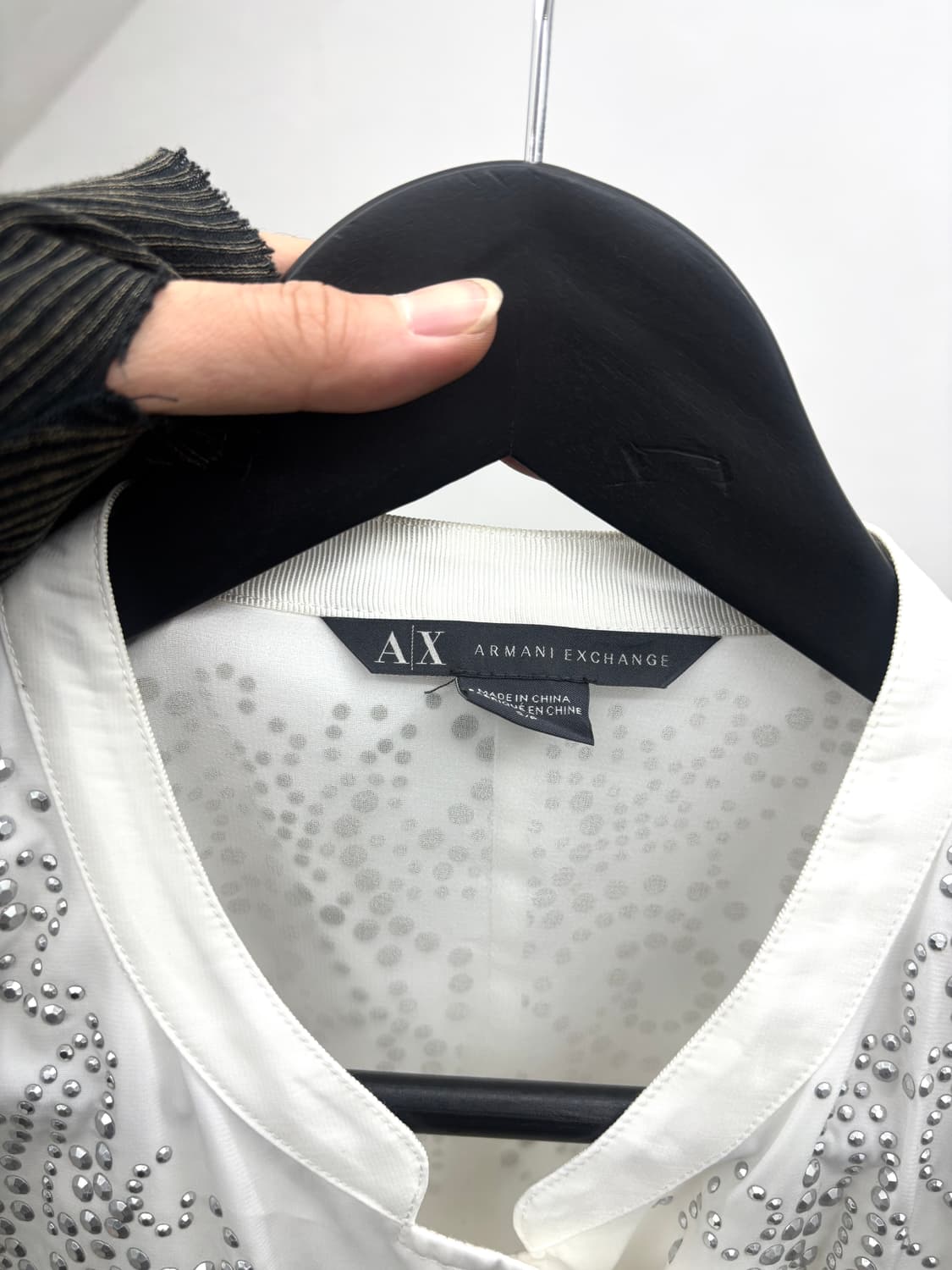 Armani exchange asymmetrical stud vest   상품이미지10