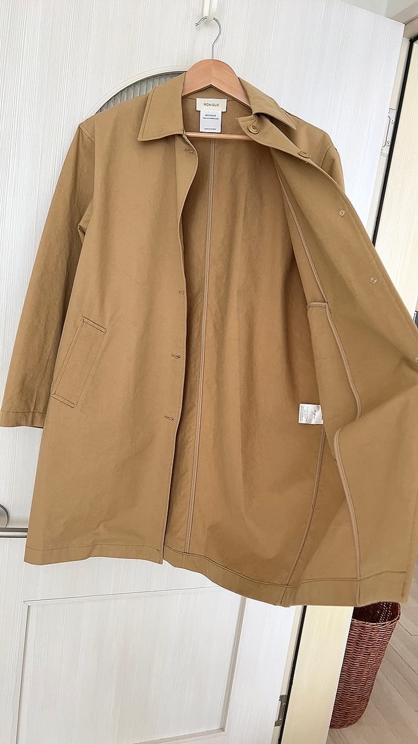 싱글오버 베이지 트렌치코트 (여성) 상품이미지4
