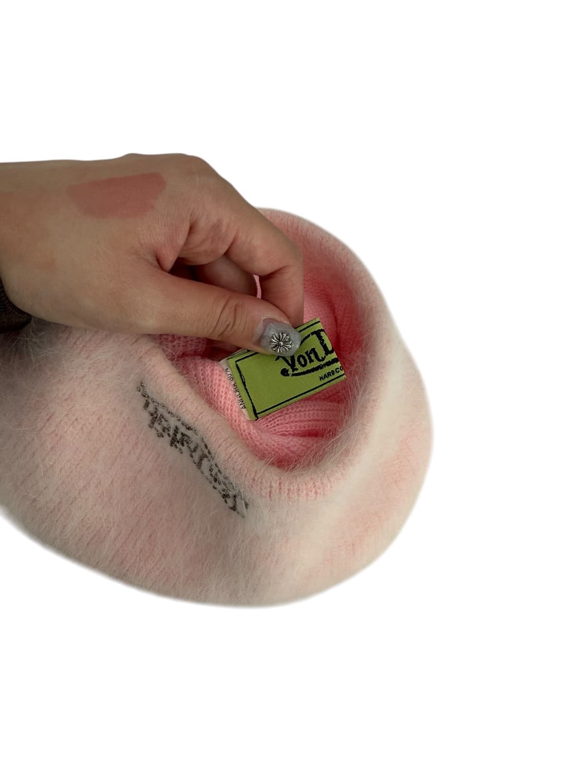 본더치 핑크 앙고라 비니 상품이미지6