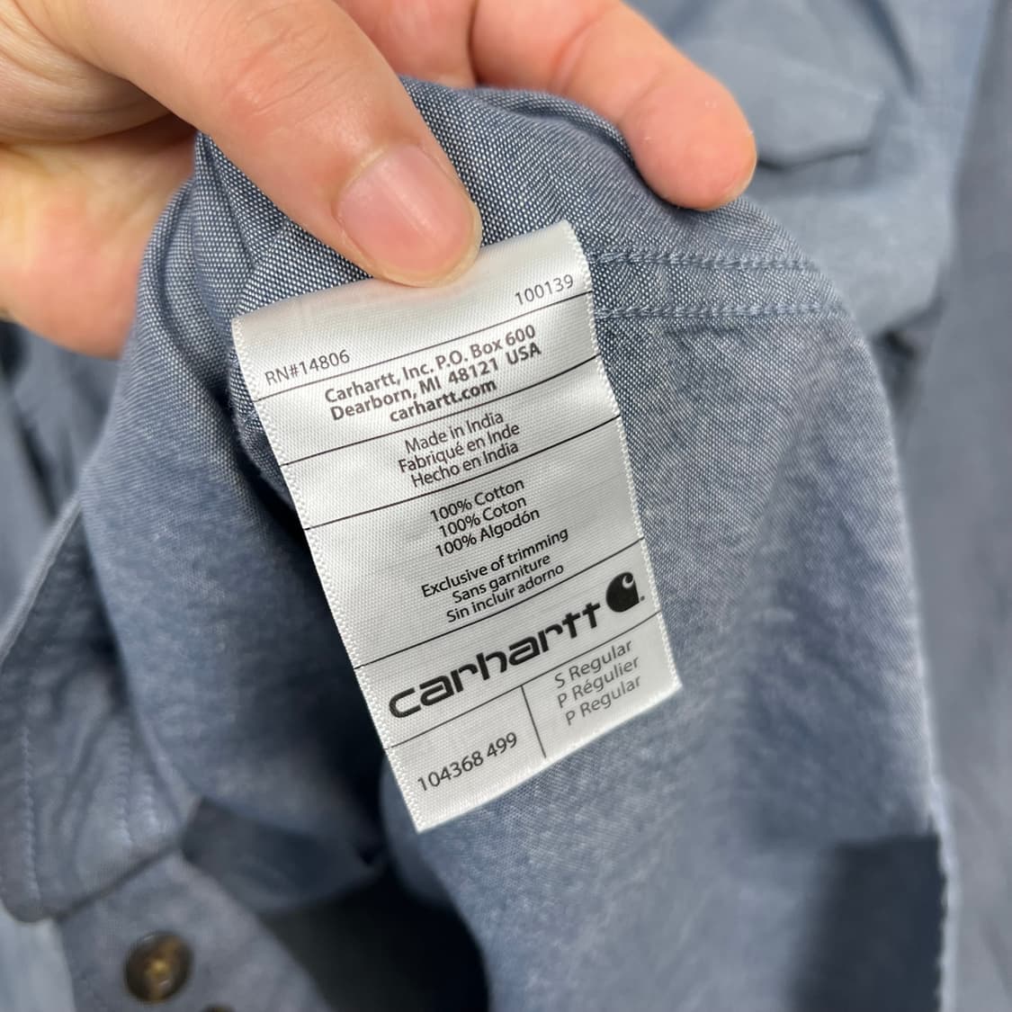 Carhartt 칼하트 루즈핏 투 포켓 셔츠 상품이미지5