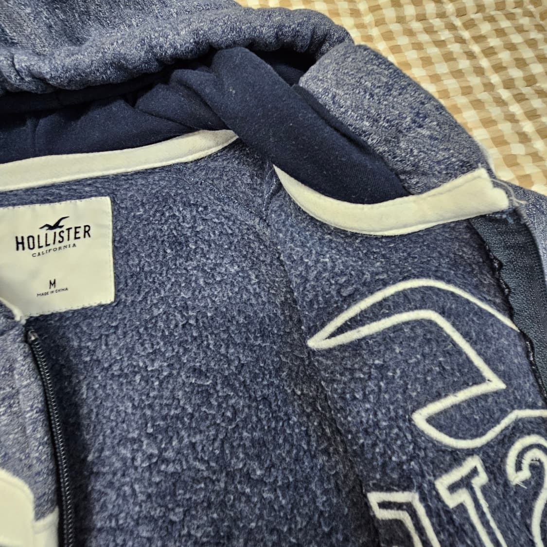 홀리스터 기모 후드집업 자켓 남자100 상품이미지6