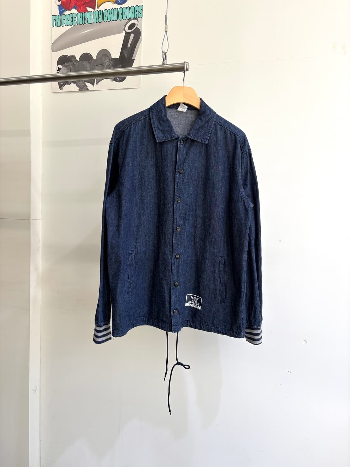 GYM MASTER 데님셔츠 상품이미지1