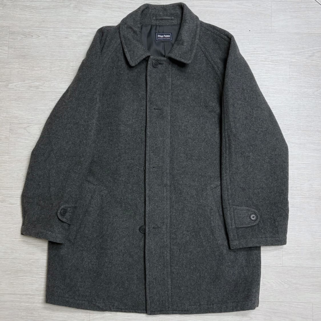 일본빈티지 울 그레이 코트 상품이미지2