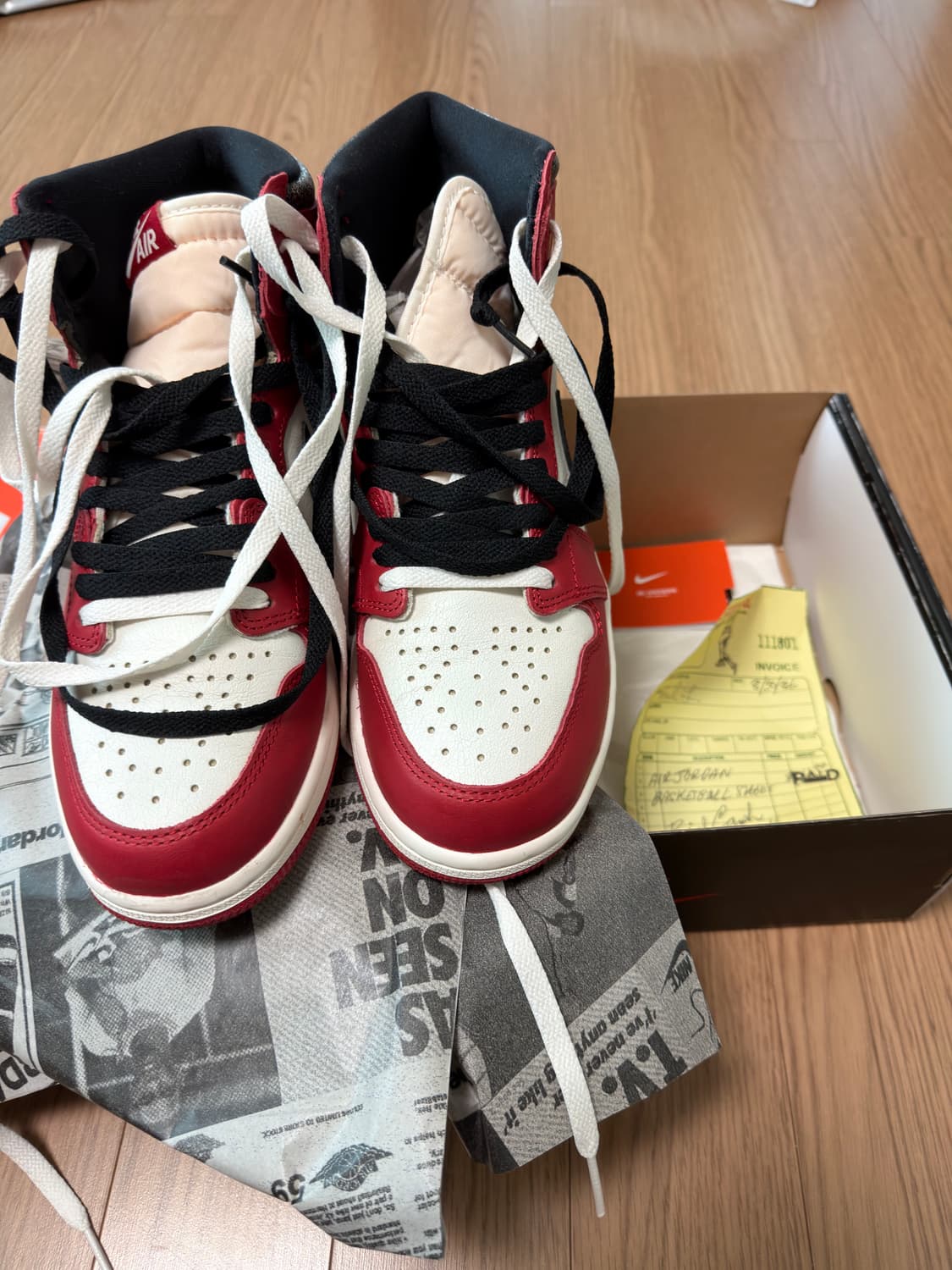 나이키 에어 조던 1 레트로 og 하이 2022 260mm 상품이미지5