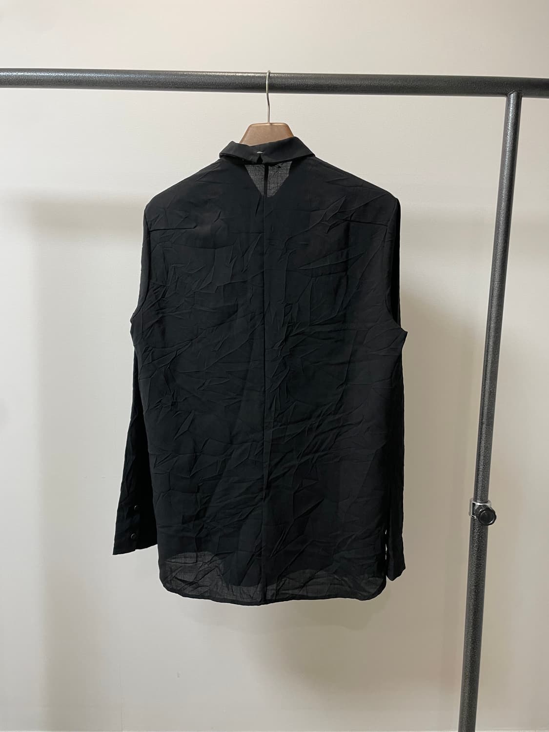 (M) Transit 트랜짓 크링클 울 린넨 셔츠 상품이미지6