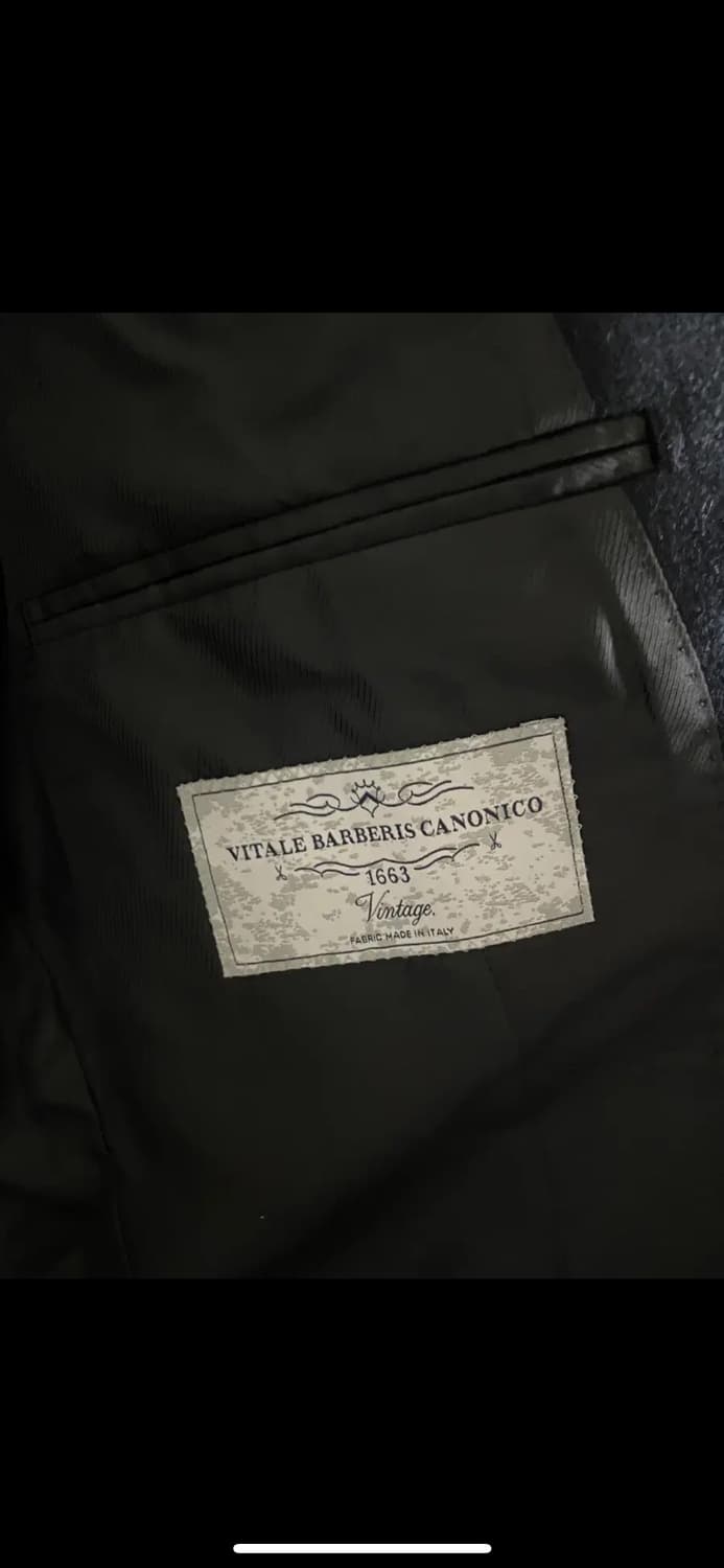 링자켓 까노니코 더블페이스 블랙 체스터필드 싱글 코트 상품이미지4