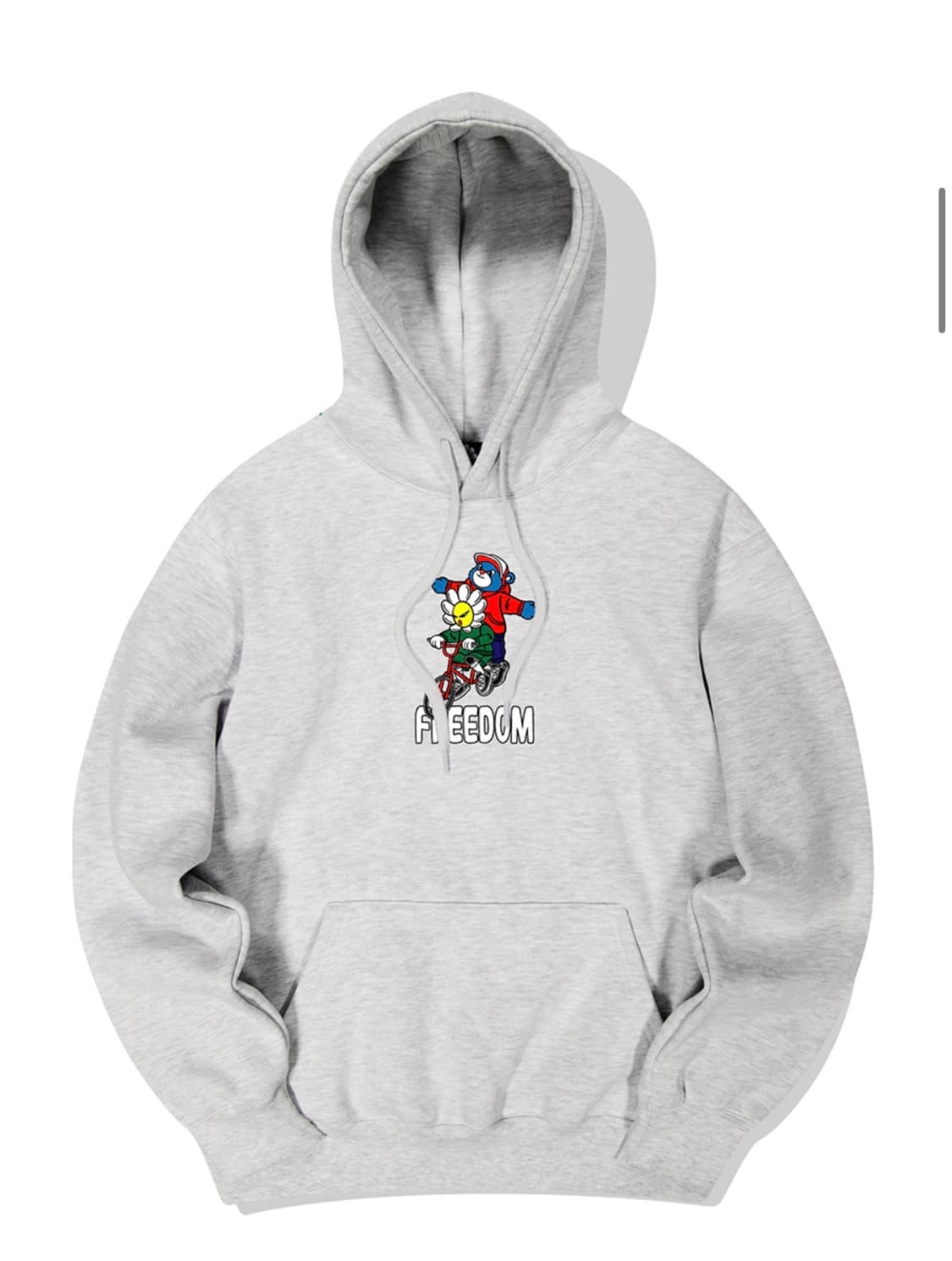 트립션 프리덤 후드티 - 화이트 m 상품이미지1