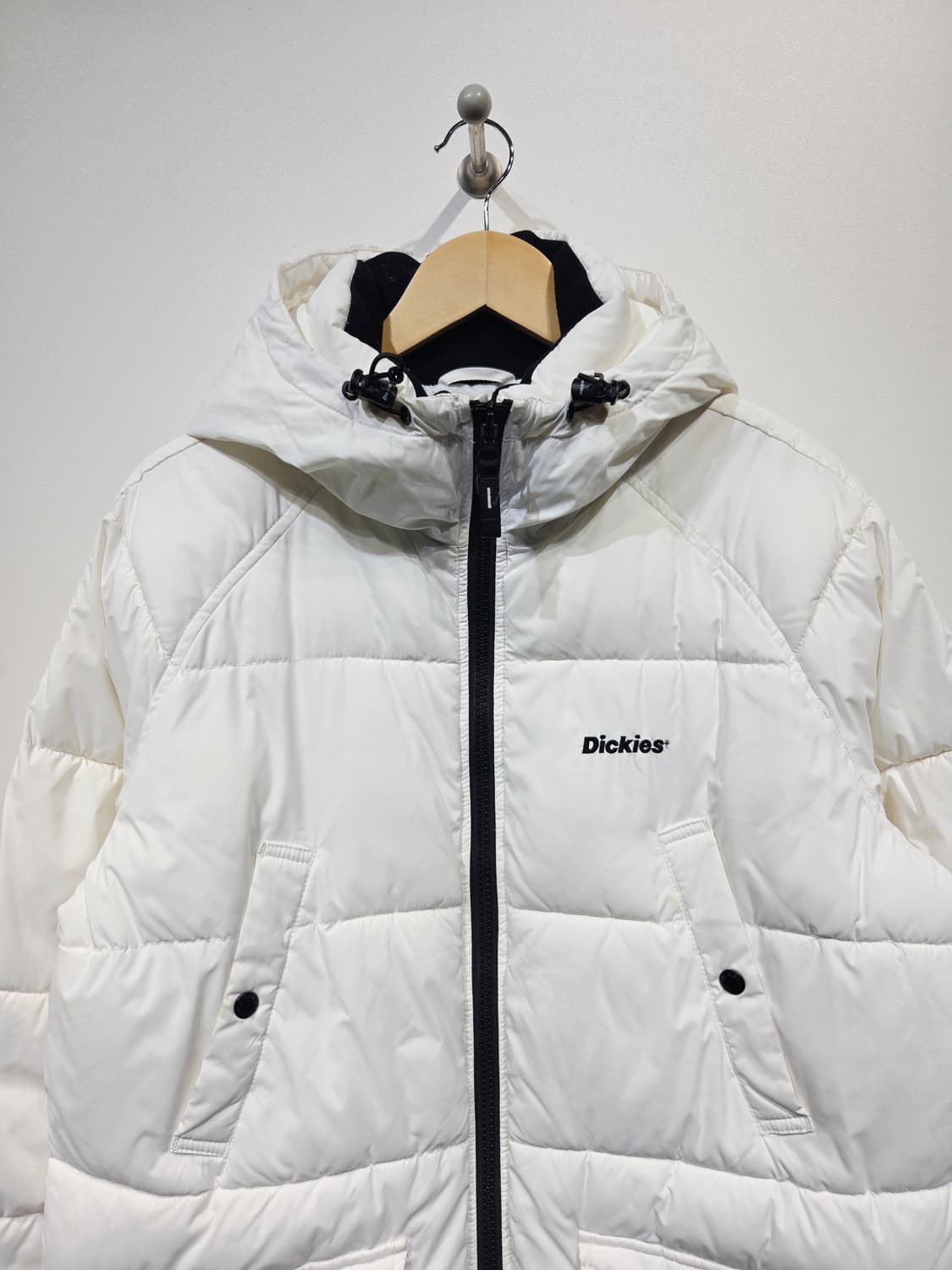 디키즈(Dickies) 화이트 후드 롱패딩 상품이미지3
