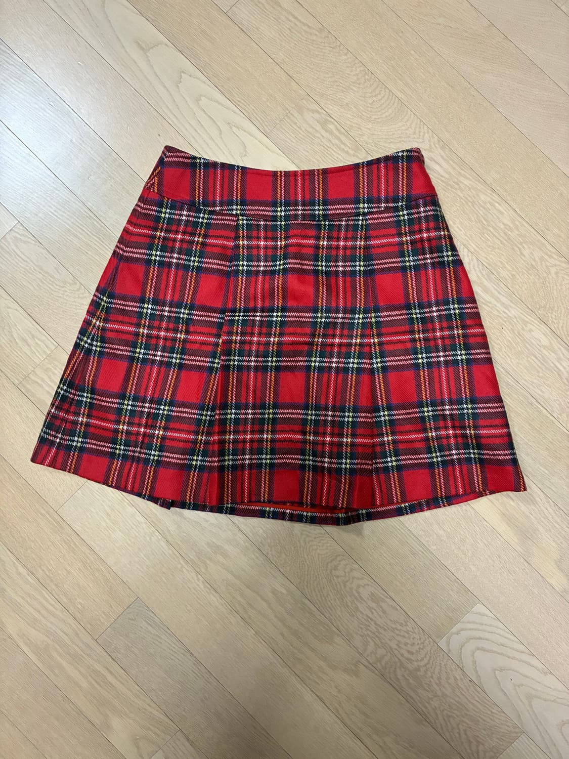 펑크 레드 체크 스커트 나나 미사 캐캐체 아무 상품이미지2