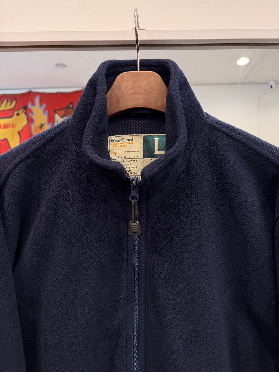 Wear Guard 빈티지 써멀 플리스 봄버 자켓 상품이미지3