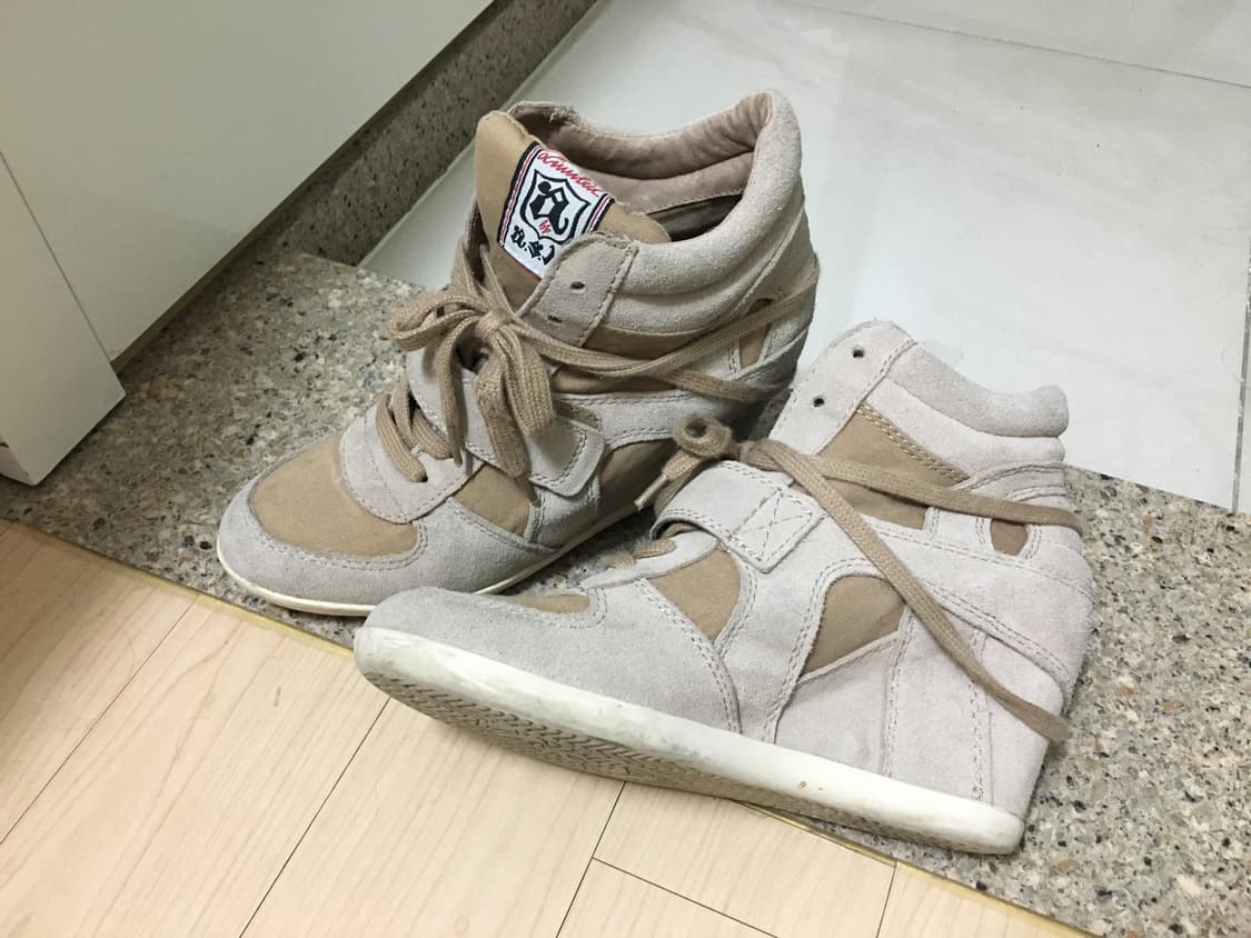 Ash 아쉬 히든 웨지 스웨이드 스니커즈 38 상품이미지2