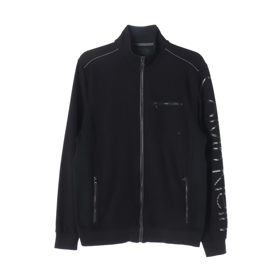 캘빈클라인 빅로고 슬리브 블랙 집업 자켓 L 상품이미지1