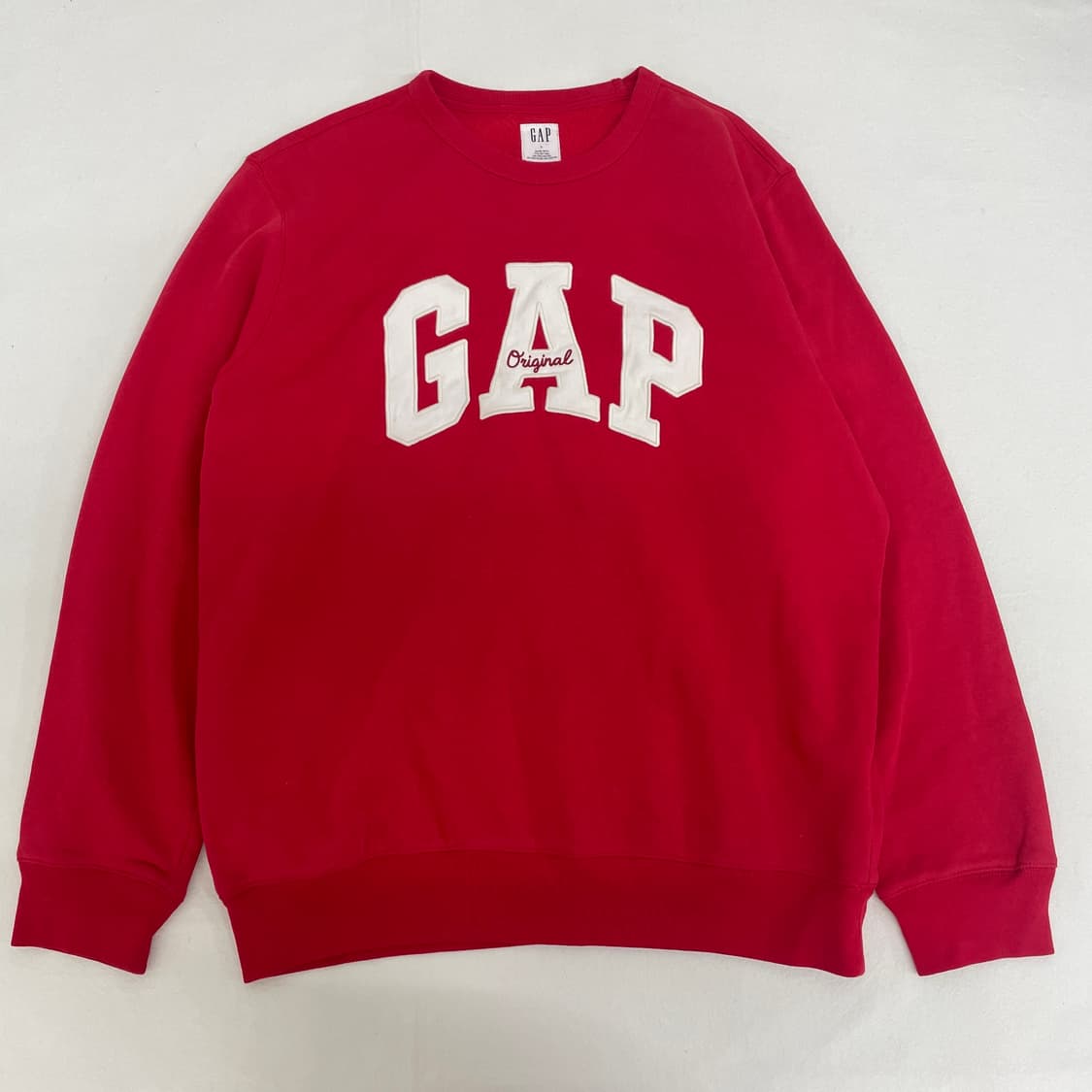 [GAP] 레드 로고 기모 맨투맨 상품이미지2