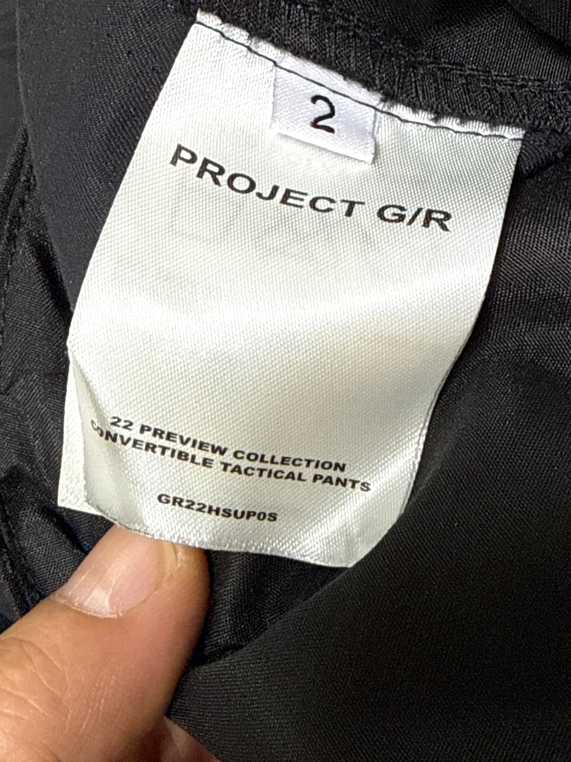 PROJECT G/R 컨버터블 택티컬 멀티포켓 카고팬츠 상품이미지10