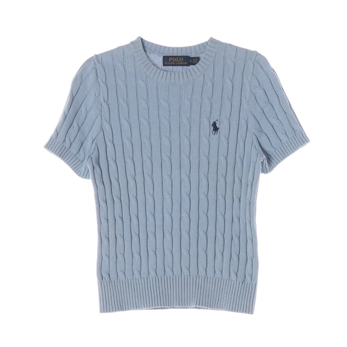 폴로 랄프로렌 케이블 니트 반팔티 M 상품이미지1