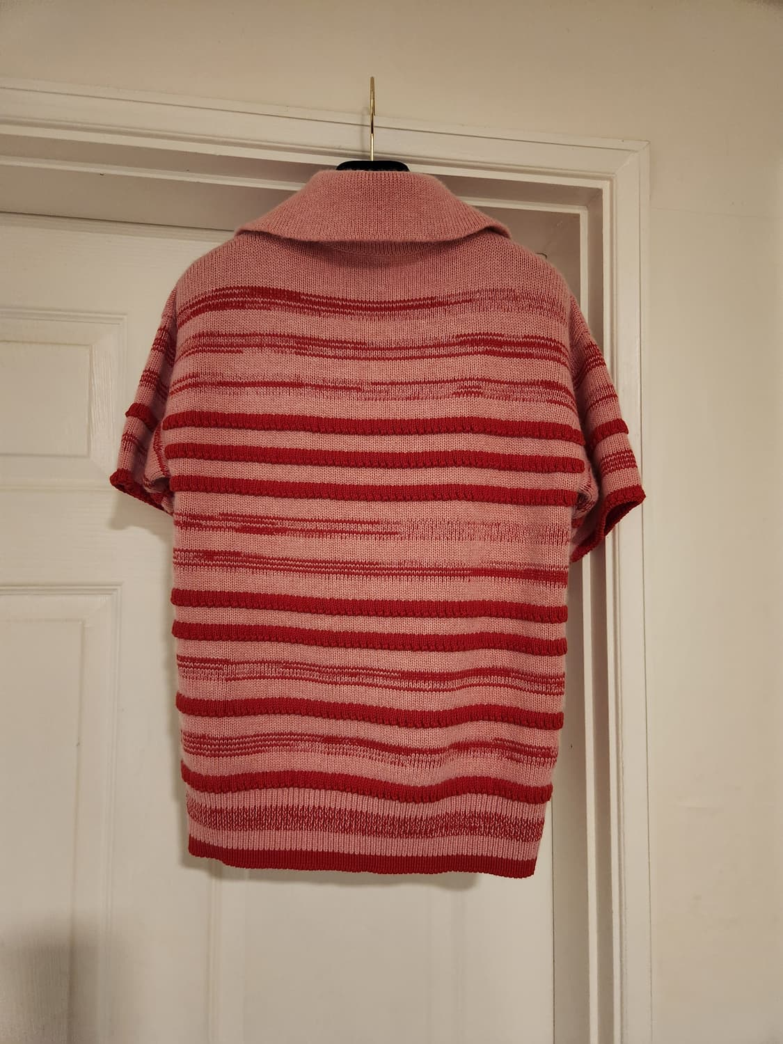 (정품)샤넬 배리 BARRIE 스트라잎 폴로니트탑 상품이미지7