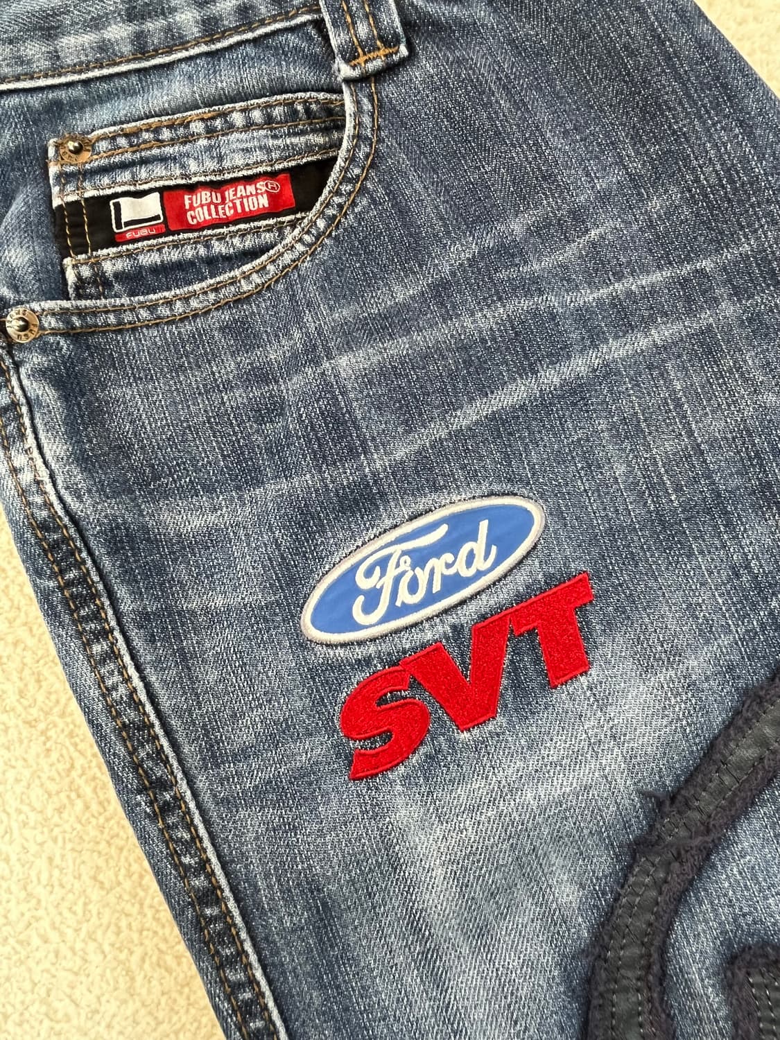 푸부x포드 콜라보 데님팬츠 상품이미지3