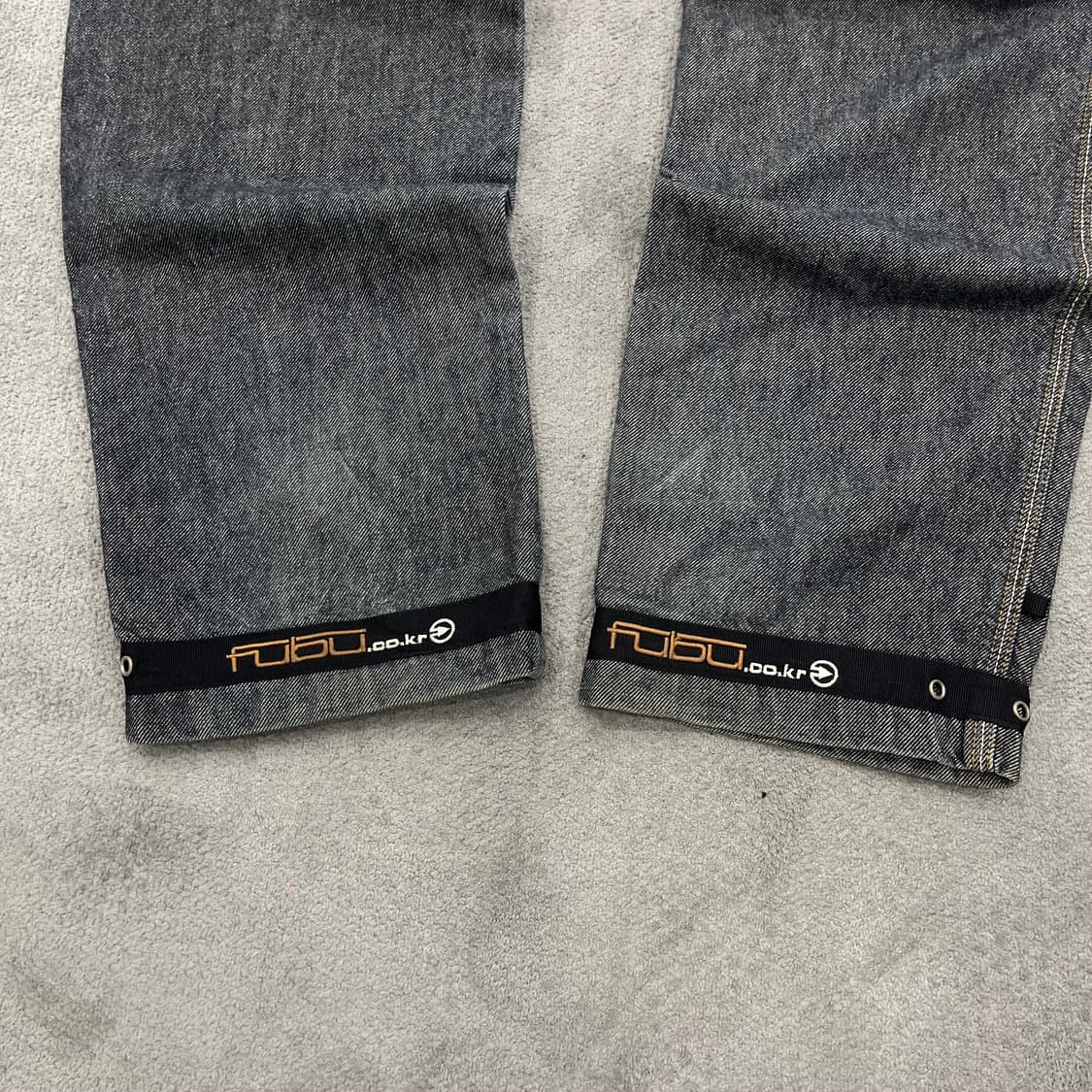 32 후부 올드스쿨 힙합 와이드 데님 상품이미지7