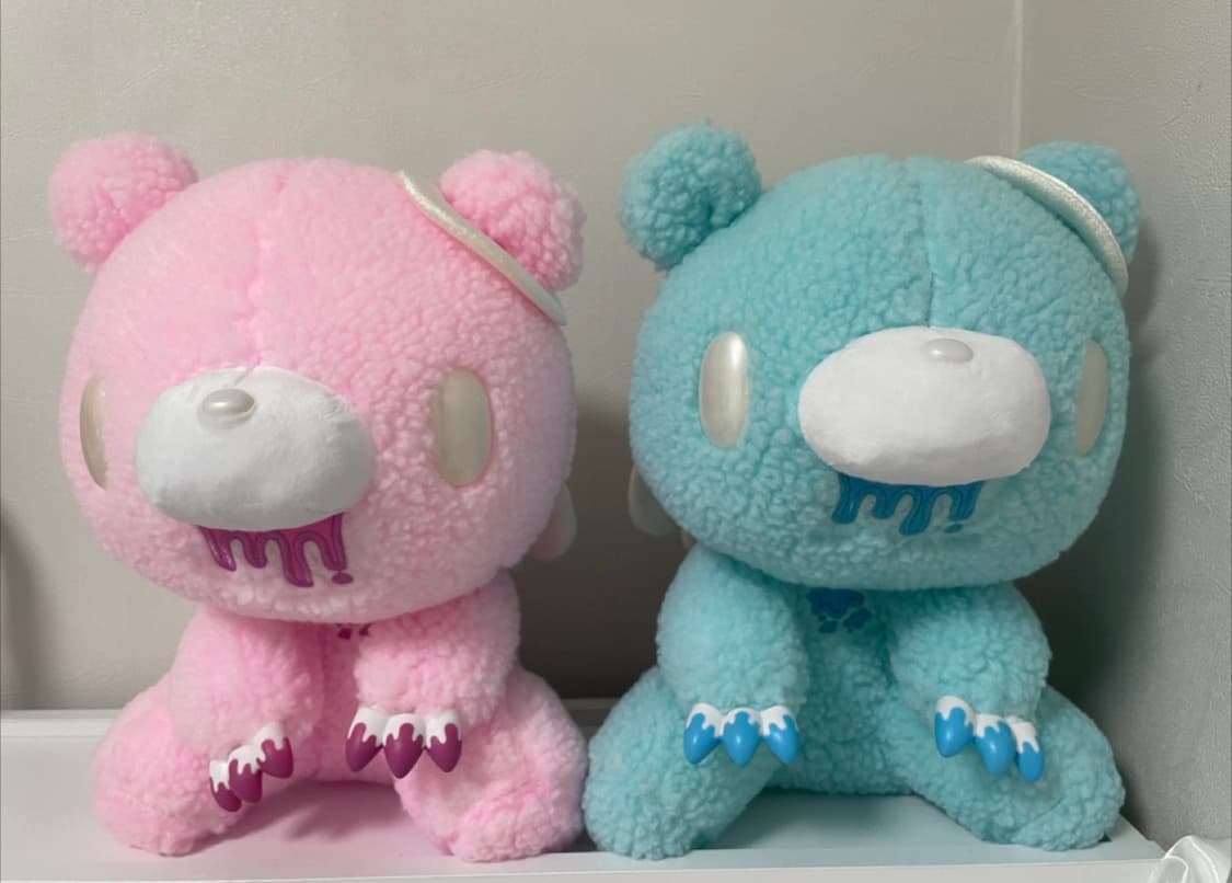 글루미베어 엔젤 핑크 블루 세트 상품이미지2