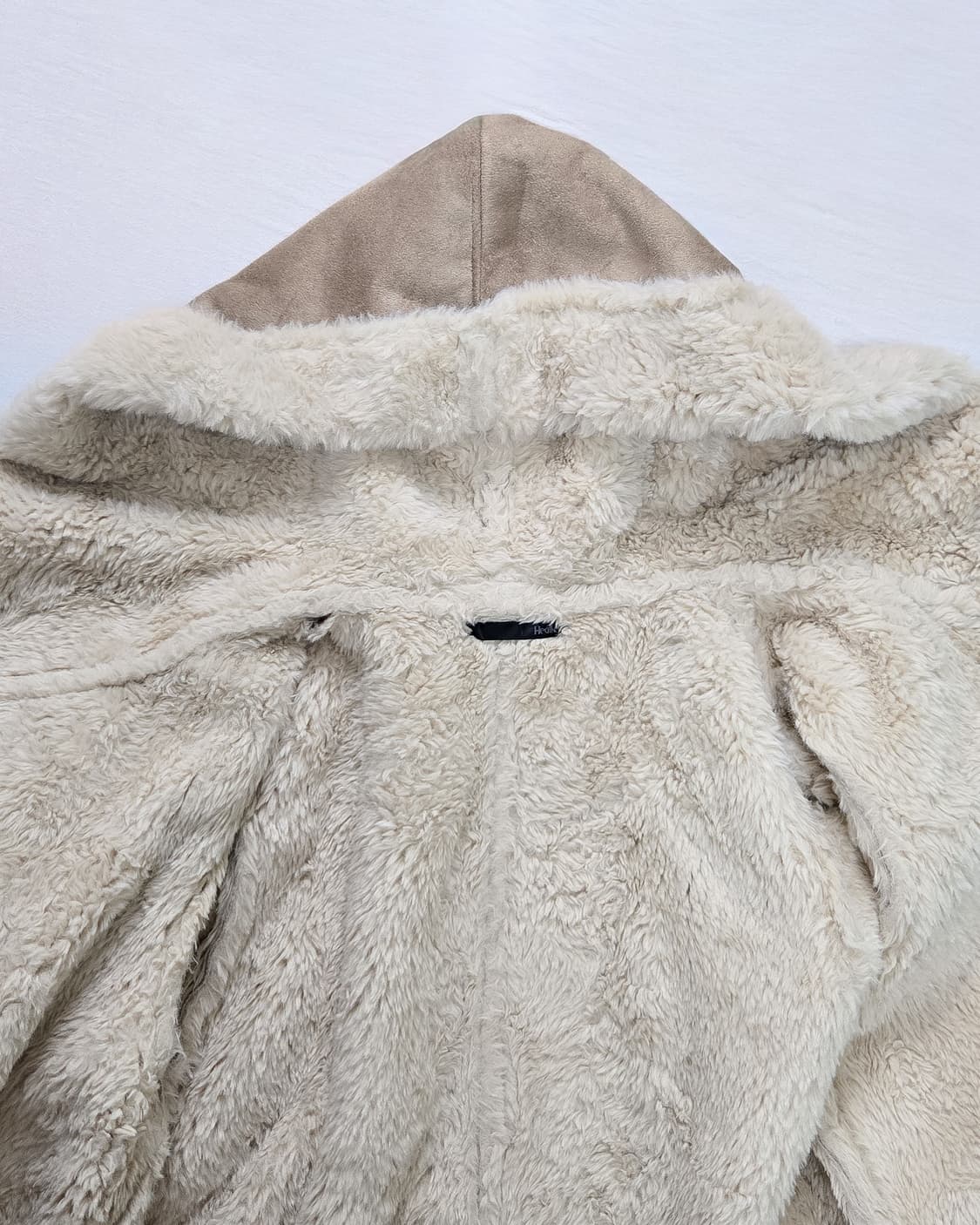 Heather 걸리시 롱 무스탕 퍼 코트 상품이미지4