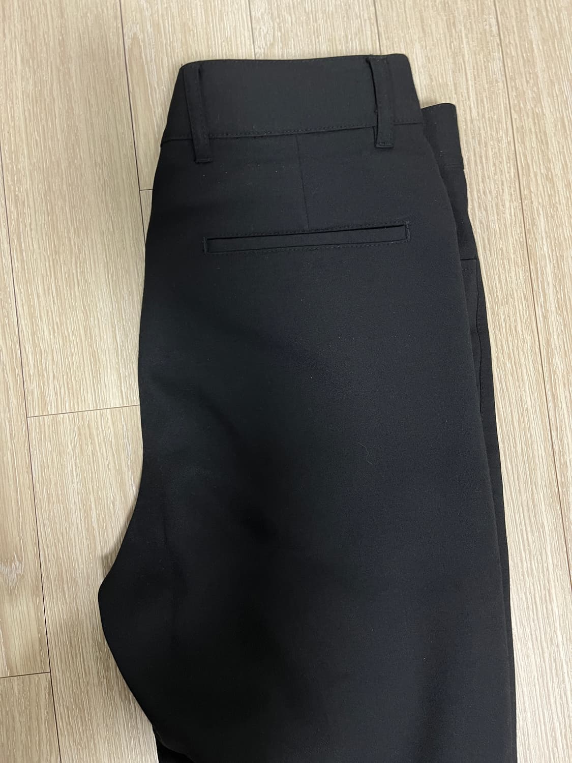 선플라워 프렌치 블랙 울 트라우져 48 상품이미지5